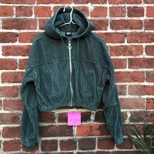 BDG Urban Outfitters Wintergreen corduroy cropped jacket